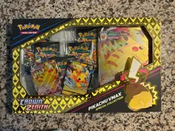 Pokemon TCG Crown Zenith Pikachu VMAX Special Collection Box English 2023 - Image 1