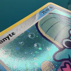 Pokemon Omanyte 60/92 Legend Maker Reverse Holo ENG 70HP Stage 1 Stamped LP+ - Image 4