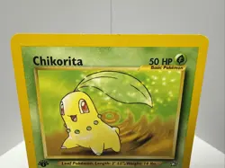 Chikorita - 54/111 Neo Genesis - 1st Edition LP-MP Vintage Pokemon TCG - 2000 - Image 2