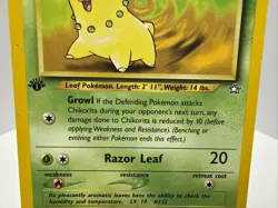 Chikorita - 54/111 Neo Genesis - 1st Edition LP-MP Vintage Pokemon TCG - 2000 - Image 3