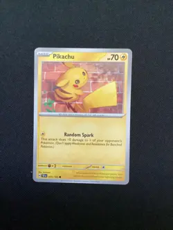 Pikachu - 51/162 Temporal Forces - Pokemon TCG - 2024 - Image 1