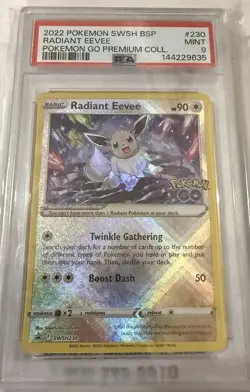 The Pokemon Company PSA 9 2022 Radiant Eevee SWSH230 SWSH Promo Holo - Image 1