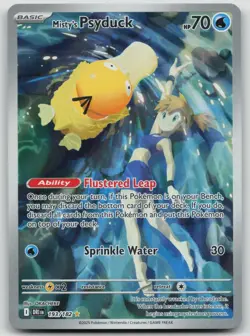 Misty's Psyduck Sv10 Destined Rivals 193/182 Full Art Holo Illustration Rare - Image 1