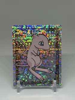 MEW 1999 MERLIN POKEMON STICKER COLLECTION HOLO #S23 PRISM - Image 1