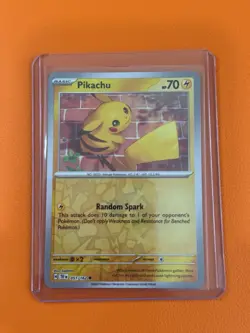 Pokemon - Pikachu 51/162 Reverse Holo - Temporal Forces - Image 1