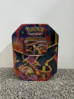Pokemon TCG Mega Evolution Charizard Y EX Tin - New Sealed - Image 1