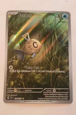 Pokemon Feebas 198/191 Sv08: Surging Sparks Illustration Rare Holo - Image 1