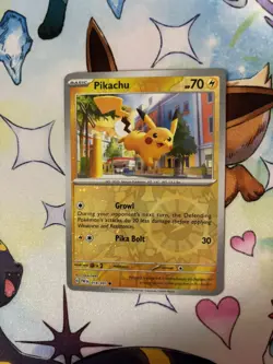 Pokemon TCG Pikachu 018/091 Reverse Holo Cosmos Costco Exclusive NM - Image 1