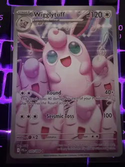 Wigglytuff 105/094 Illustration Rare Phantasmal Flames Holo NM Pokemon TCG - Image 1