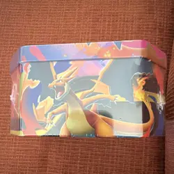 Pokemon TCG Mega Charizard X-EX Tin Sealed w/ 4 Booster Packs English 6+ MPN - Image 3