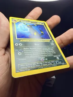 Umbreon 13/75 Neo Discovery Holo TAIL SWIRL Pokemon MP/HP - Image 4