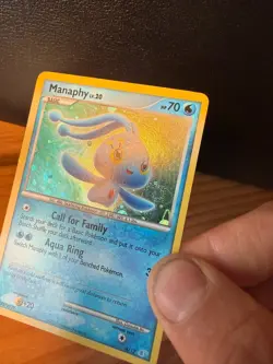 Manaphy 4/12 Holo Common DP Trainer Kit: Manaphy & Lucario Pokemon LP - Image 3