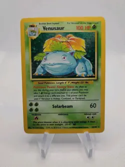Pokemon TCG Venusaur Base Set 15/102 Holo 1999-2000 WOTC Rare - Image 1