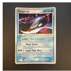 Pokemon Kyogre ex 100 HP Ultra Rare Holo Hidden Legends 94/101 English 2004 - Image 1