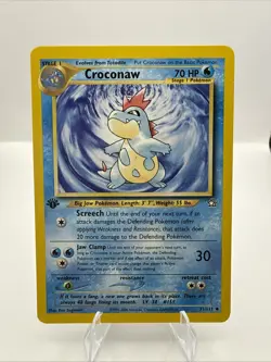 1st Edition Croconaw 31/111 Neo Genesis Pokemon Vintage TCG - Image 1