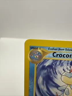 1st Edition Croconaw 31/111 Neo Genesis Pokemon Vintage TCG - Image 2