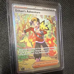 Pokemon TCG Ethan's Adventure 236/182 Sv10 Destined Rivals SIR Holo EN - Image 3