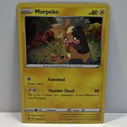 Pokemon TCG Morpeko SWSH116 Sword & Shield Promo Holo Promo English 2021 80HP - Image 1