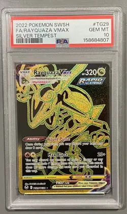Rayquaza Vmax #TG29/TG30 - 2022 Pokemon SWSH Silver Tempest - Gem Mint PSA 10 - Image 1