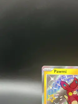 Pokemon TCG Pawmi Scarlet & Violet: Paldean Fates 142/091 Holo Shiny Rare - Image 2