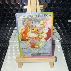 Pokemon TCG Eevee EX Prismatic Evolutions Black Star Promo Card SVP 174 GM/M 💎 - Image 2