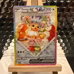 Pokemon TCG Eevee EX Prismatic Evolutions Black Star Promo Card SVP 174 GM/M 💎 - Image 4