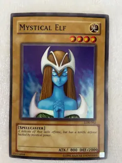 Yu-Gi-Oh! Mystical Elf LOB-062 ~ Unlimited Edition NP! - Image 1