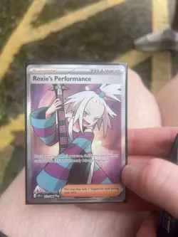 Pokemon TCG Roxie's Performance 112/086 Chaos Rising Full Art Holo NM - Image 1