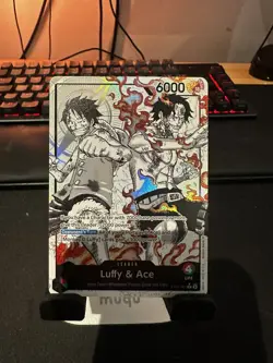 ST30-001 Luffy & Ace leader Alt Art (Parallel) One Piece Card Game - Image 1