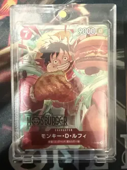 Bandai One Piece Monkey D. Luffy P-080 McDonald's Promo Holo Japanese 9000 - Image 1