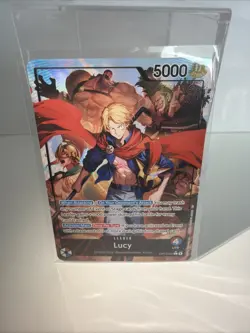 Lucy Alternate Art Alt Leader OP15-002 Foil English - One Piece TCG alternate - Image 1