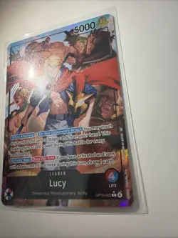 Lucy Alternate Art Alt Leader OP15-002 Foil English - One Piece TCG alternate - Image 3
