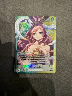 One Piece TCG Shirahoshi OP11-022 A Fist of Divine Speed Leader Alt Art English - Image 1