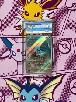 Pokemon TCG - Squirtle 170/165 - SV2a Pokemon 151 - Japanese - Graded - ACE 10 - Image 1