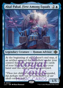 Akal Pakal, First Among Equals 2x FOIL Lost Caverns of Ixalan MTG LCI Rare MINT - Image 1