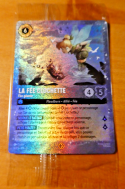 LORCANA TRADING CARD GAME DISNEY CHAPITRE CARTE LA FEE CLOCHETTE PROMO FOIL FR M - Image 1
