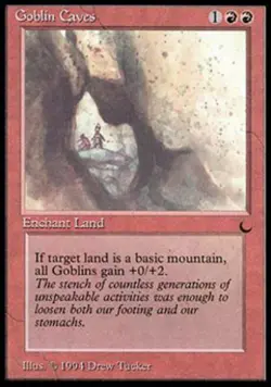 Goblin Caves - Light Play MTG The Dark - Image 1