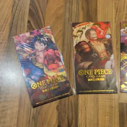 One Piece Card Game Lunar New Year Red Packet Luffy Zoro Boa Sanji Set of 4pcs - Image 2