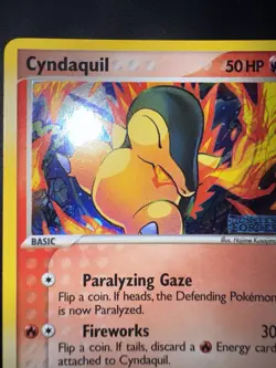 Pokemon Card English cyndaquil 54/115 Reverse Ex Unseen Forces Stamped Vintage - Image 3