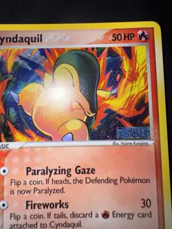 Pokemon Card English cyndaquil 54/115 Reverse Ex Unseen Forces Stamped Vintage - Image 4