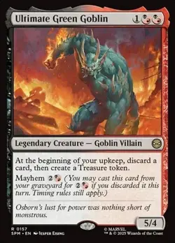 Ultimate Green Goblin - MtG Spider-Man - NM - Image 1