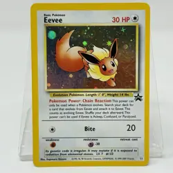 Pokemon Eevee Black Star Promo 11 2000 WOTC NM - Image 1