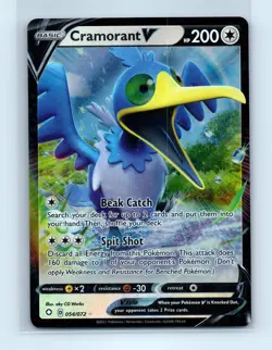 Pokemon tcg Shining Fates Cramorant V Near Mint or Better - Image 1