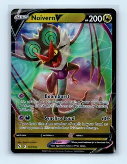 Pokemon tcg SWSH07: Evolving Skies Noivern V Near Mint or Better - Image 1