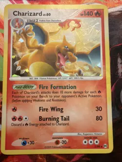 Pokemon TCG Arceus Charizard 1/99 Cracked Ice Holo Rare - Image 2