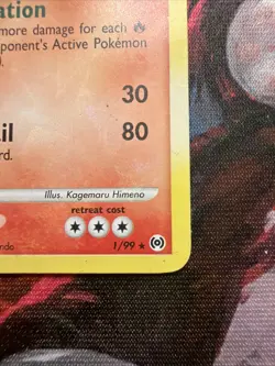 Pokemon TCG Arceus Charizard 1/99 Cracked Ice Holo Rare - Image 4