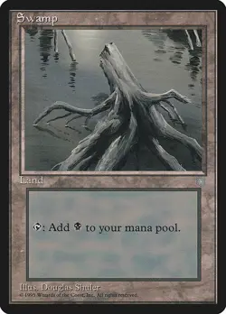 MTG Ice Age --- SWAMP (375) --- Common! NM! Magic the Gathering! - Image 3