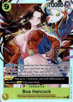 Boa Hancock - SR The Azure Sea's Seven OP14-112 One Piece TCG - Image 1