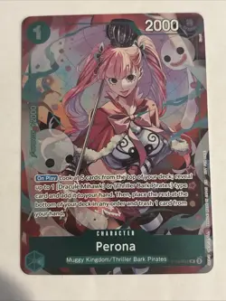 Perona OP09-034 EB03 Alt Art Heroines Dash Pack One Piece TCG English - Image 1