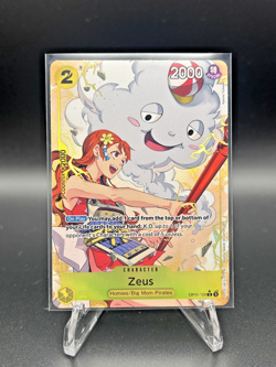 One Piece Card Game Zeus OP11-106 SR Alt Art Foil A Fist Divine ENG Pack Fresh - Image 1